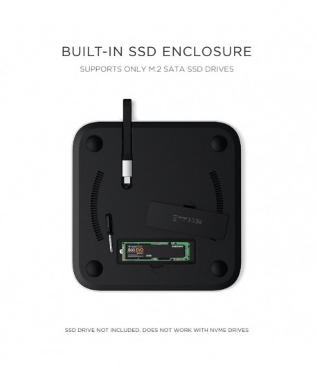 Satechi - Stand & Hub for Mac Mini with SSD Enclosure (sv)  