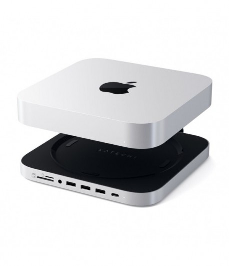 Satechi - Stand & Hub for Mac Mini with SSD Enclosure (sv)  