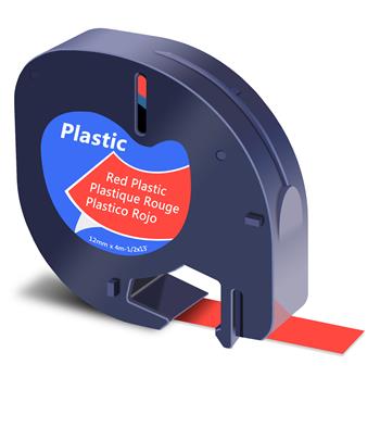 dymo-fita-compativel-de-inscricao-letratag-vermelhopret
