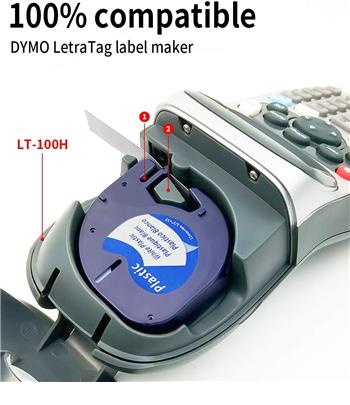 dymo-fita-compativel-de-inscricao-letratag-vermelhopret