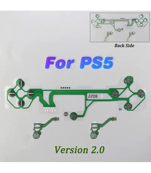 Circuito Ribbon para comandos DualSense PS5 V2 Circuito Ribbon para comandos DualSense PS5 V2