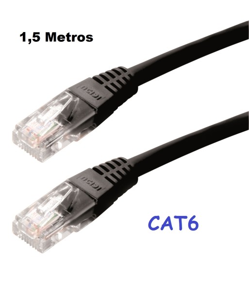 CABO DE REDE COM 1.5MT CAT6
