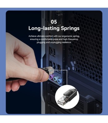 Cabo de Rede CAT6 UTP Patch - 3Mts Preto