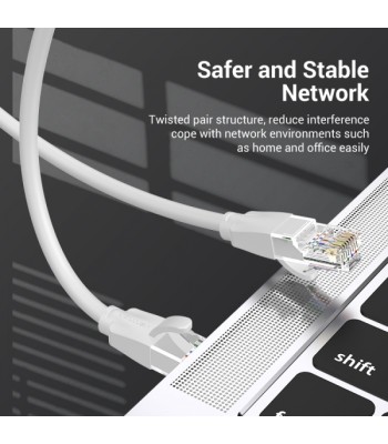 Cabo de Rede UTP RJ45 Cat.6 - 2Mts Cinza