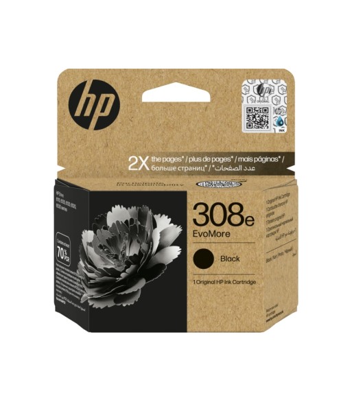 Tinteiro HP 308e EvoMore Preto Original 7FP22UE