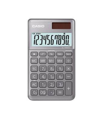 Casio Calculadora de Bolso 10 Digitos Cinza (SL-1000SC)