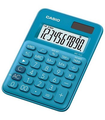 Casio Calculadora de Bolso 10 Digitos Azul (MS-7UC)