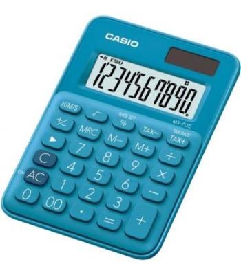 Casio Calculadora de Bolso 10 Digitos Azul (MS-7UC)