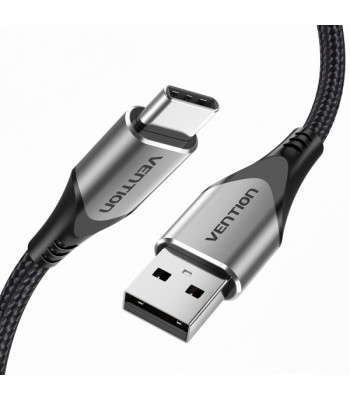 Vention Cabo USB-A Macho p/ USB-C Macho 3A 60W 480Mbps - 0.25m