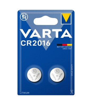 Pilhas de botão Litio CR2016 3V (2 pcs) Varta