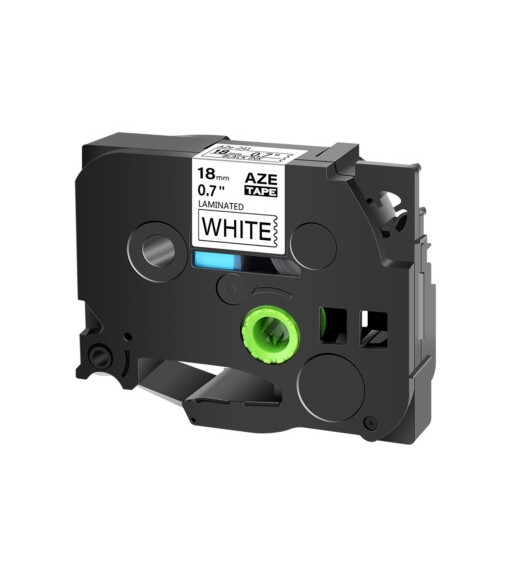 BROTHERT TZe-241 Fita Rotuladora Compatível TZe241 Texto Preto Sobre Fundo Branco