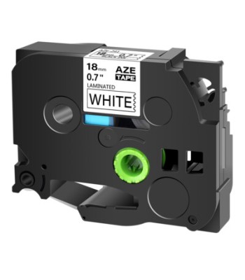 BROTHERT TZe-241 Fita Rotuladora Compatível TZe241 Texto Preto Sobre Fundo Branco