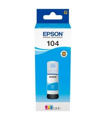 Epson Tinta Original para104 Azul 65ml C13T00P240