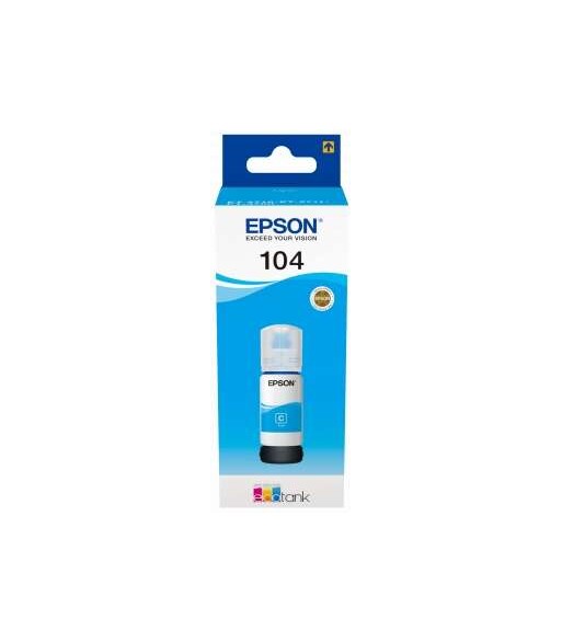 Epson Tinta Original para104 Azul 65ml C13T00P240