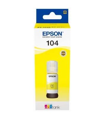 Epson Tinta Original para104 Amarelo 65ml C13T00P440
