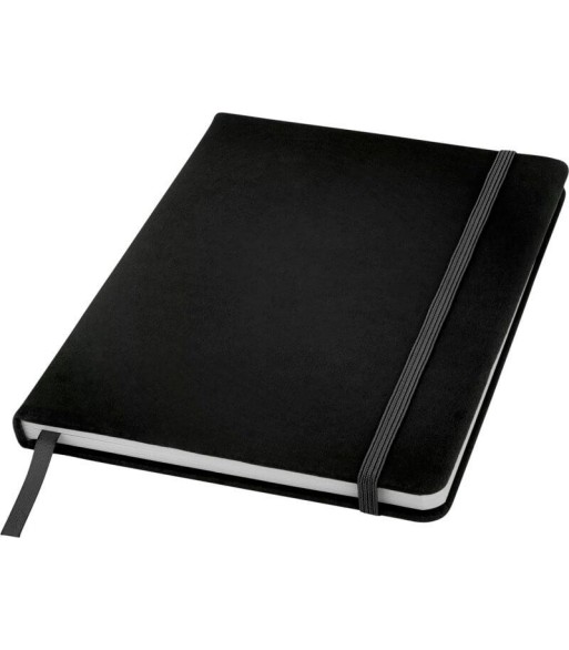Bloco Notas Pautado A5 14.5x21cms Semi Pele Preto