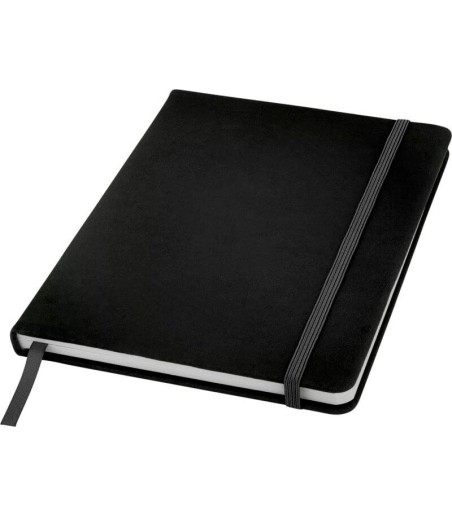 Bloco Notas Pautado A5 14.5x21cms Semi Pele Preto