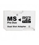 Adaptador Duplo de Micro-SD para Memory stick pro duo       