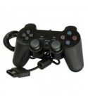 Comando Compativel  Dual Shock 2 PS2 Preto                  