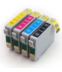 Pack de 4 tinteiros compativeis T 711-4 (715)               