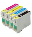 pack de 4 tinteiros compativeis para Epson, 18XL            