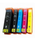 Conjunto 5 Tinteiros Compatíveis 26 XL - T2621/2631/2/3/4   