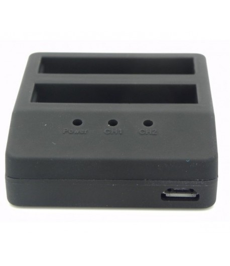 Carregador Duplo Compativel com baterias GoPro Hero 4       