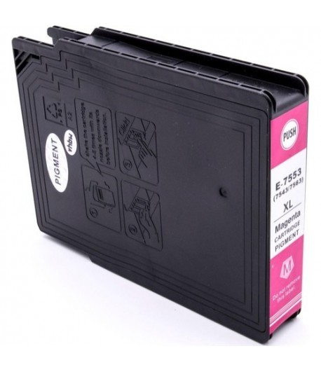 Tinteiro Compatível Epson T7553 / T7563 - Magenta